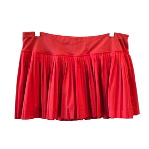 lululemon athletica Red Mini Skirt